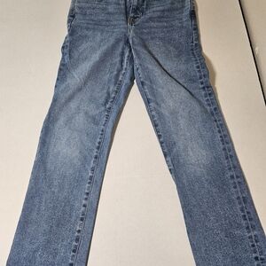 J Crew Jeans Women's 25 Blue Denim Essential Straight Cotton Blend Stretch NWT